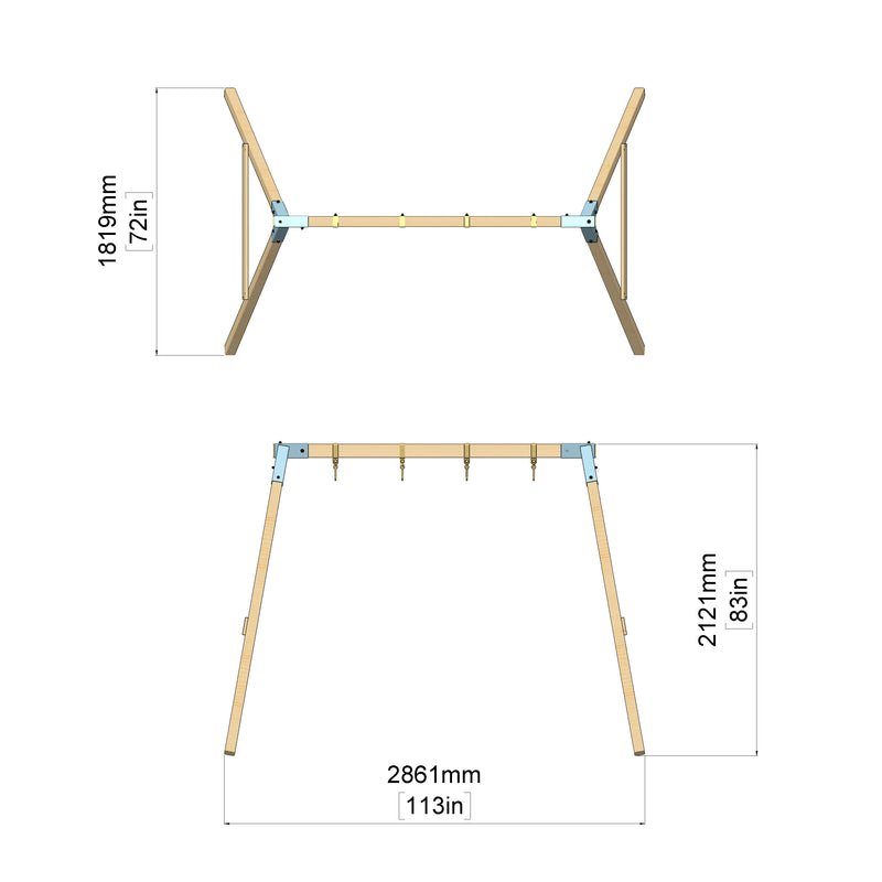 PolarPlay Schaukel Tukan