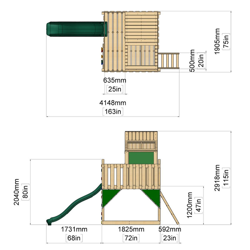 PolarPlay Stelzenhaus Komet